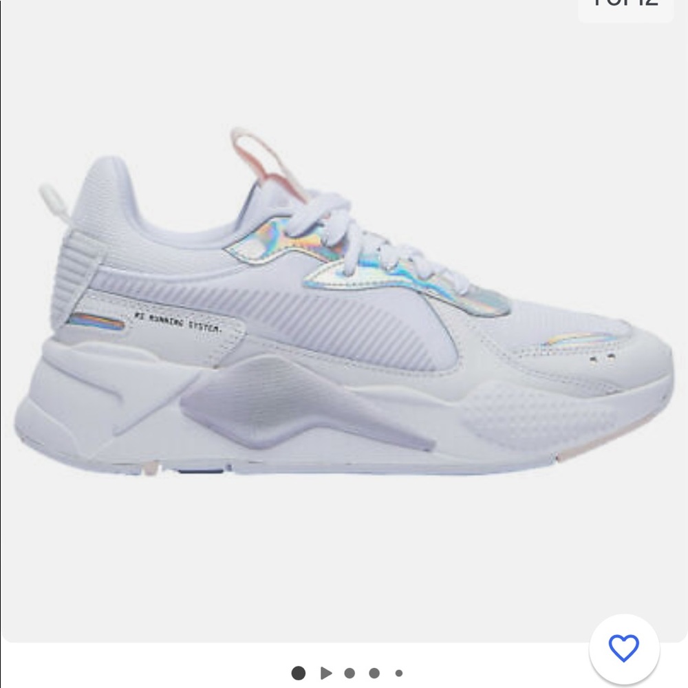 Puma Womens RS-X Iridescent White Sneaker